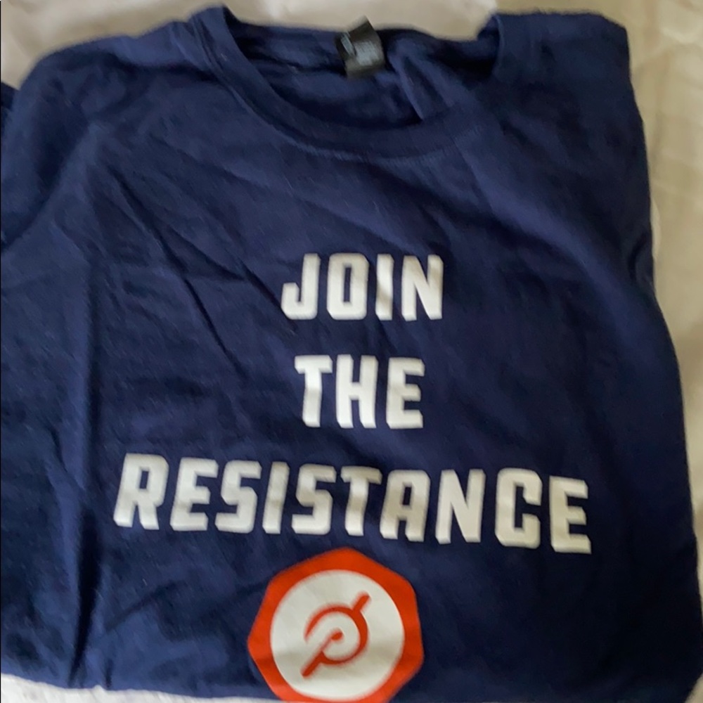 Fun Peloton t-shirt.  Worn twice,